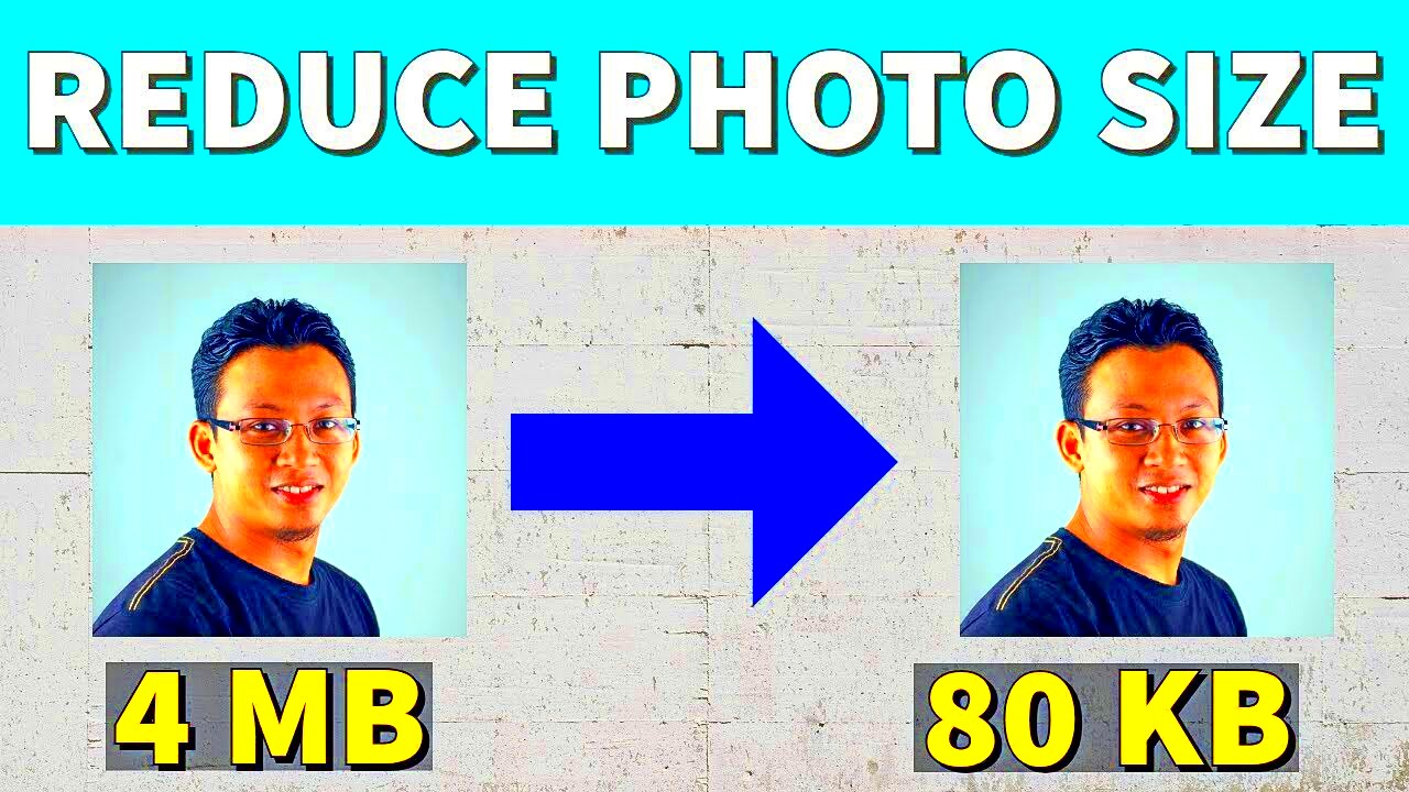 How to Reduce Photo Size in KB on Mobile or PC  Compress JPEG Online 