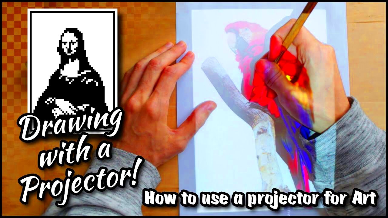 Drawing with a Projector  How to use a projector for Art Tracing 