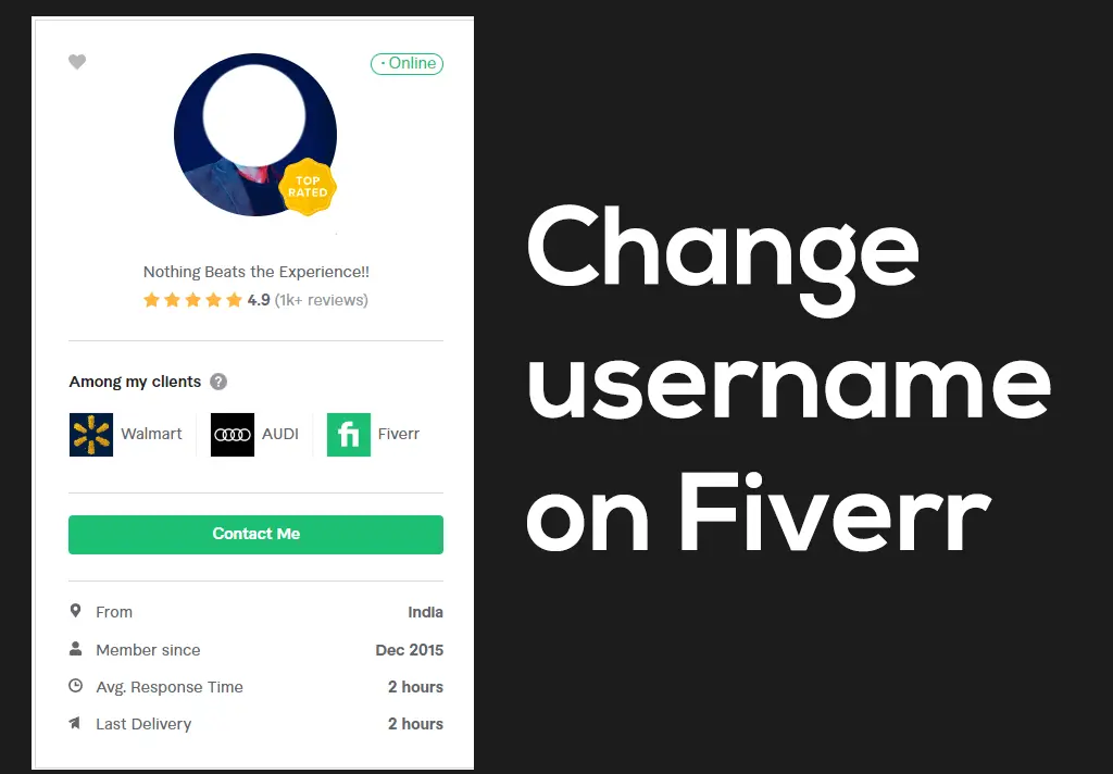 Change username on Fiverr  5 STEPS 2022 UPDATE  Notam artwork