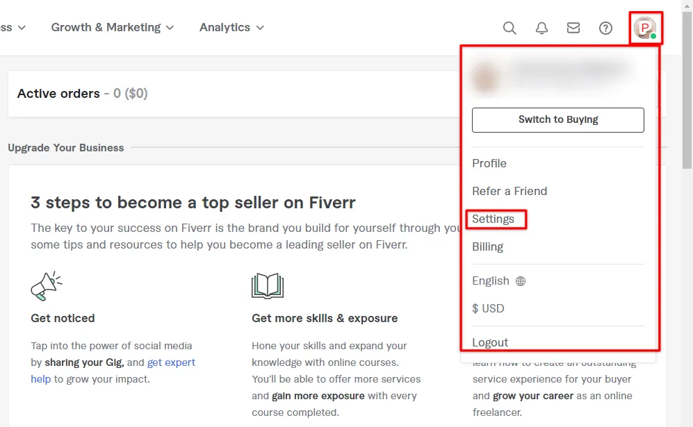 How to Change My Email on Fiverr