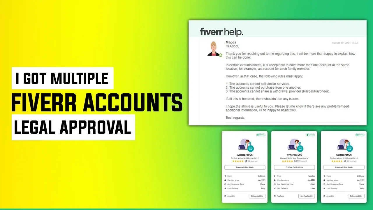 How I Got Multiple Fiverr Accounts Legal Approval  Multiple Fiverr 