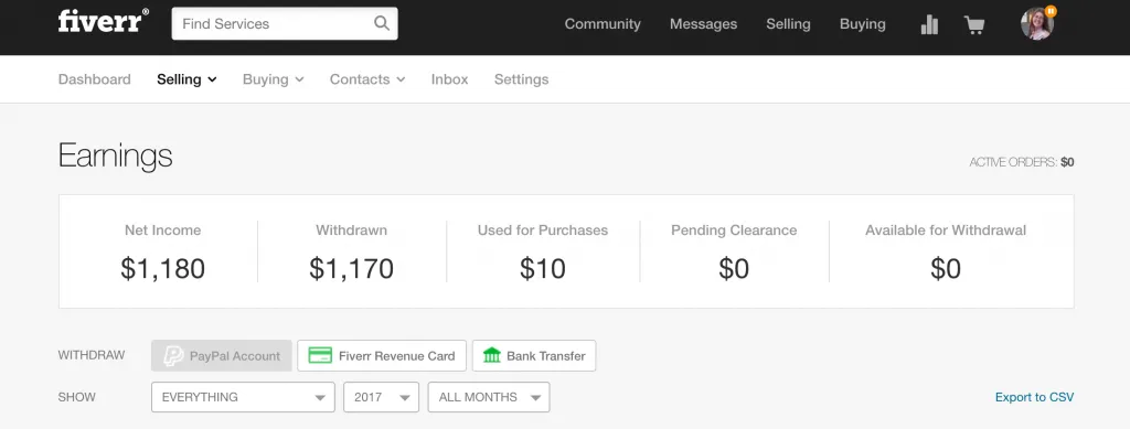 How to earn money on Fiverr  how I made over 1000 in 2 months