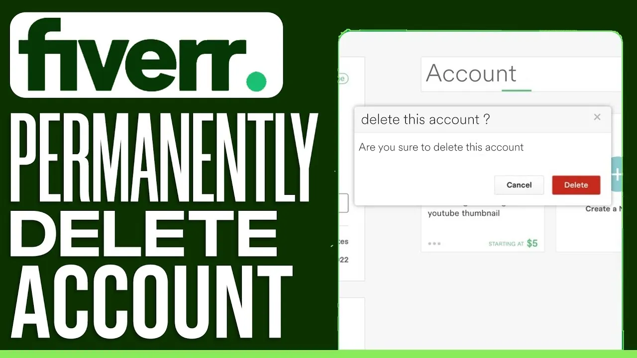 How to Delete My Fiverr Account: A Step-by-Step Guide