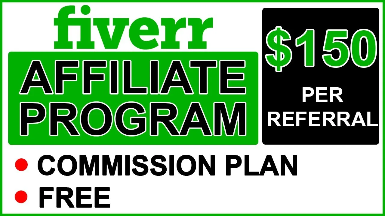 Fiverr Affiliate Program  Fiverr Affiliate Commission Plan  Fiverr 