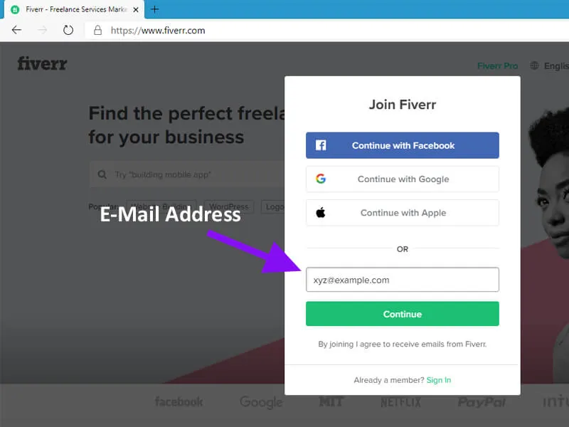 Can People on Fiverr See Your Email?