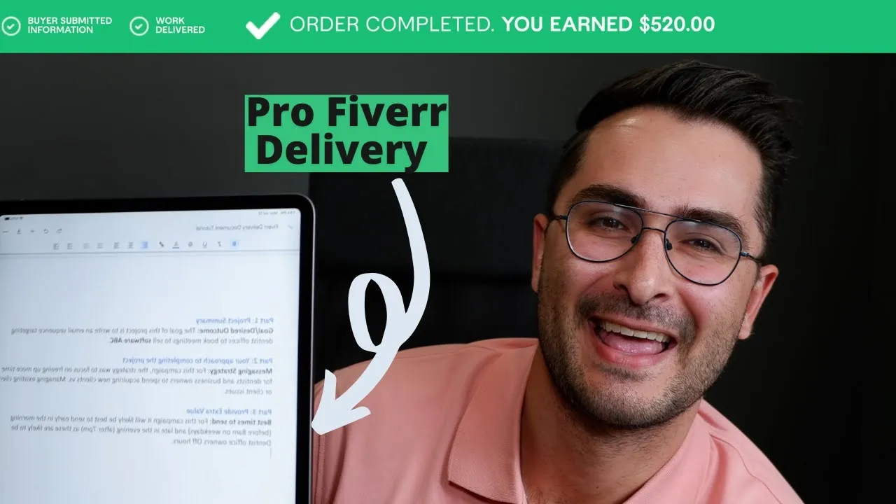 Create a Professional Fiverr Gig Delivery Document  Fiverr Tutorial 