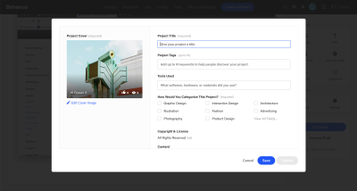 How to Add New Projects in Behance: Uploading and Organizing Your Latest Work