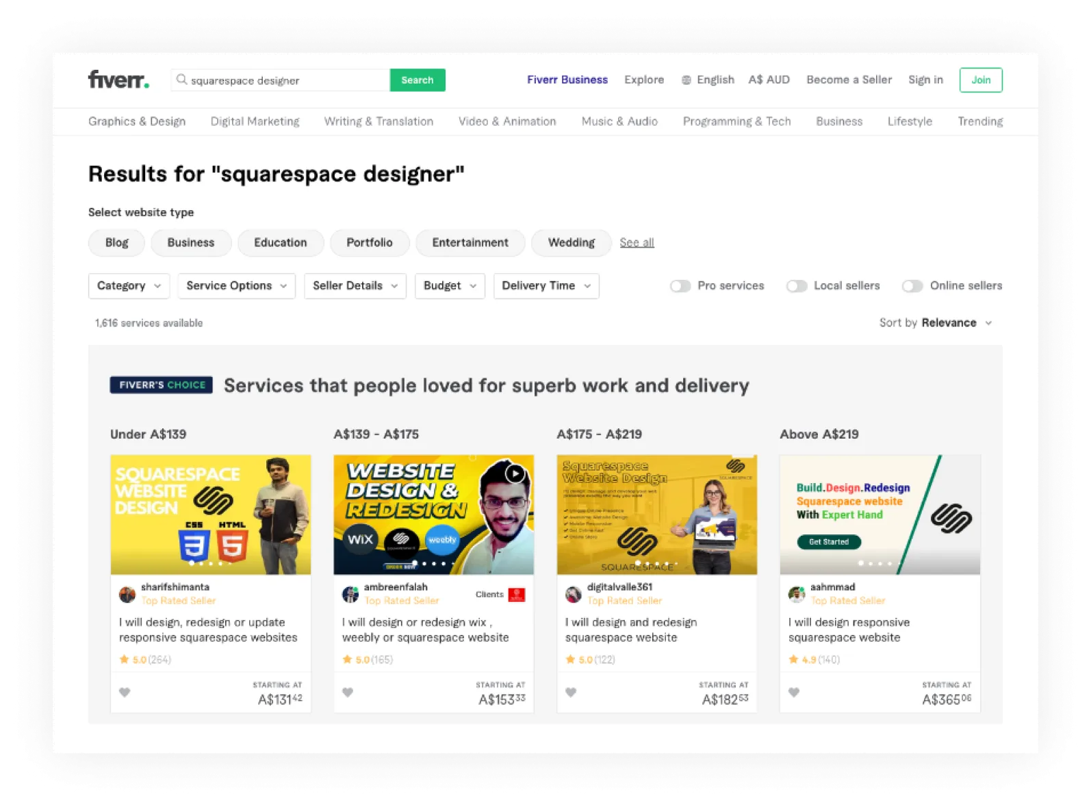 How to get clients on Fiverr as a new Squarespace designer  Applet Studio