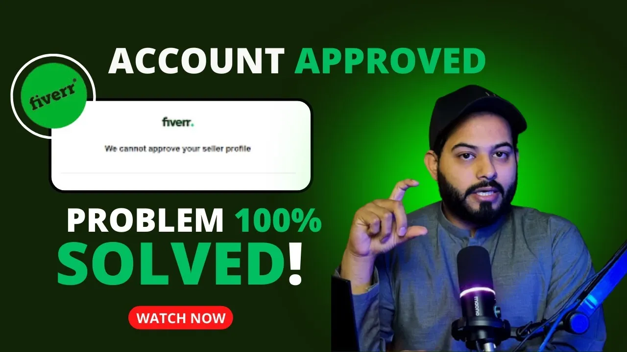 Fiverr seller account not Approved  Seller Profile not Approved 