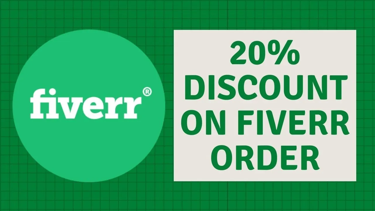 Get 20 Discount in Fiverr Order  Buyer  Seller  Promo Code  Tips 