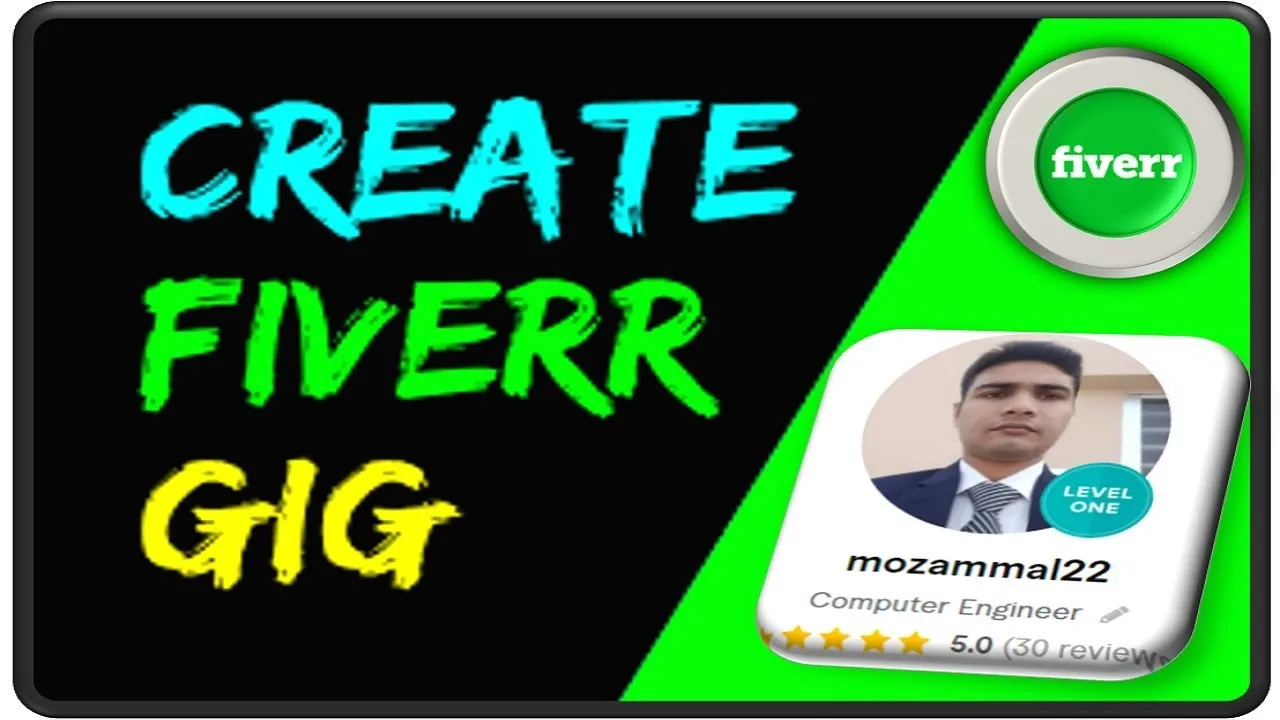 How to create a Gig on fiverr  Fiverr Gig create  YouTube