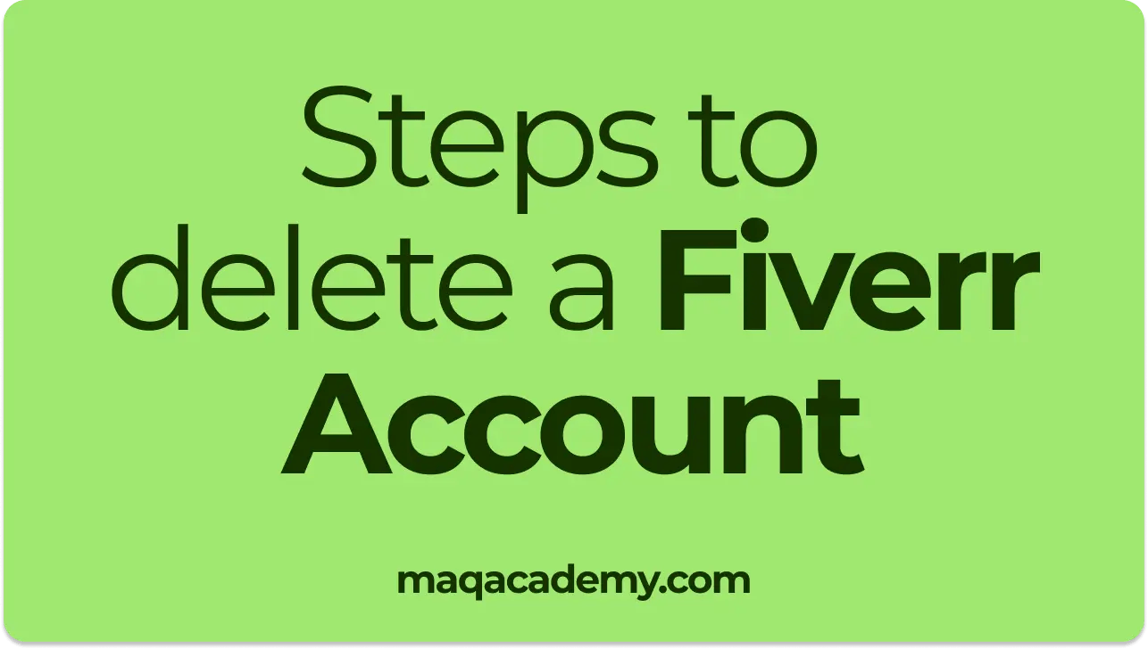 How to Delete Your Fiverr Account