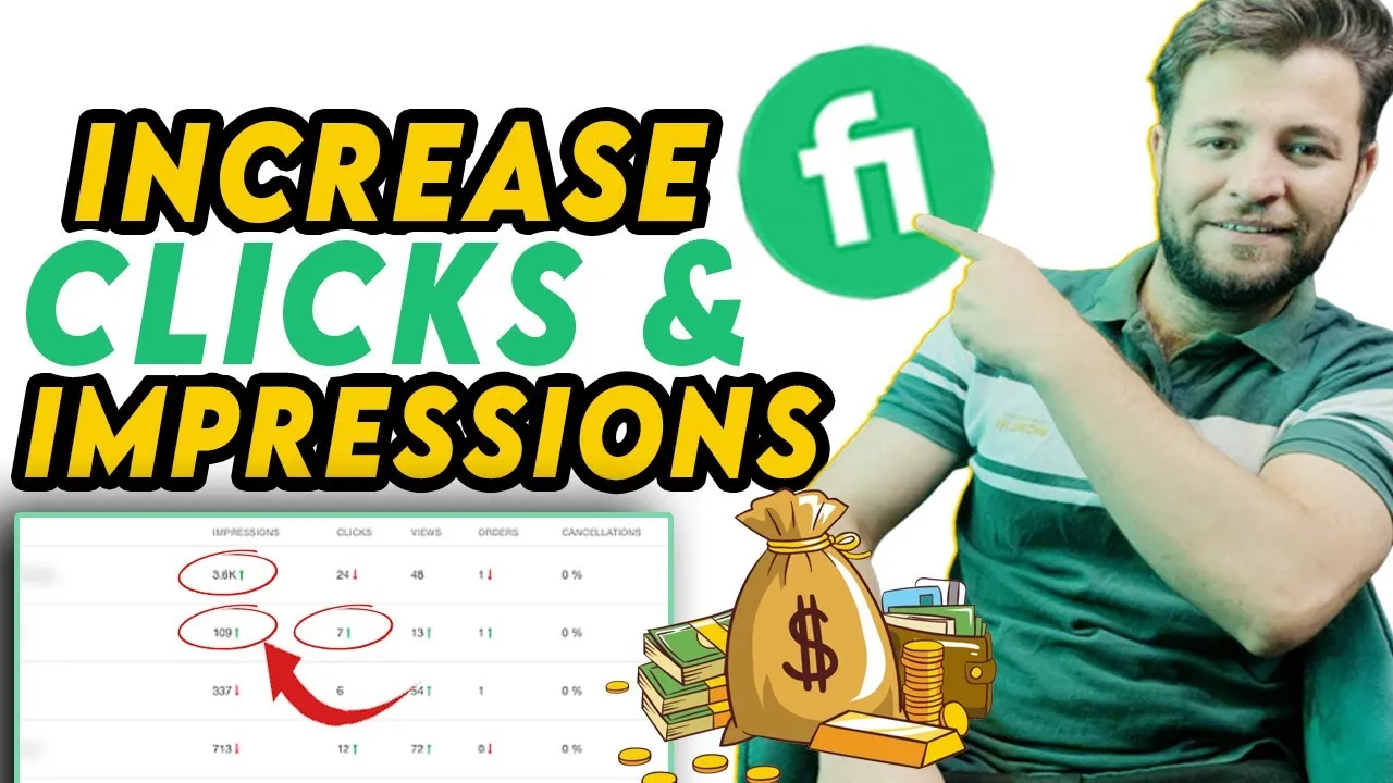 How To Increase Fiverr Gig Impression Clicks Views Fiverr Tips and 