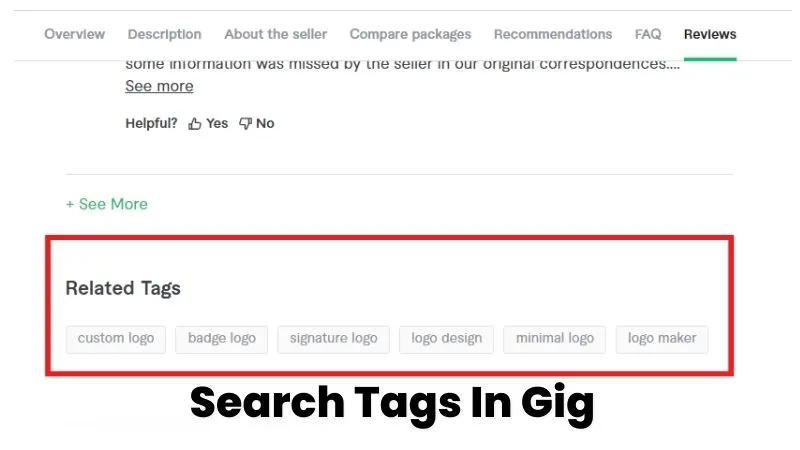 How to Add Search Tags in Fiverr