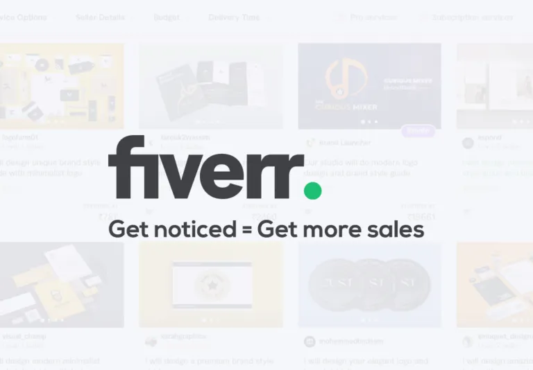 How to get your Fiverr gig noticed Get more sales  Notam artwork