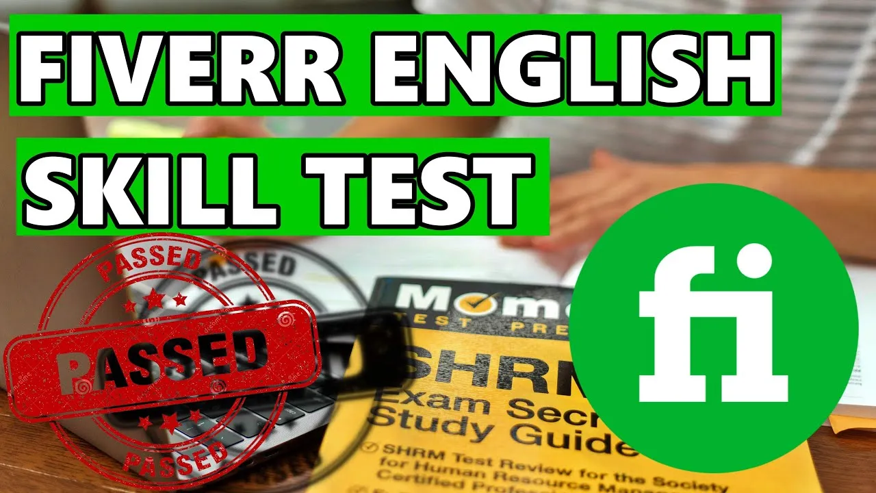 FIVERR ENGLISH SKILL TEST PASSED  YouTube