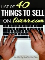 40 Things You Can Sell on Fiverr