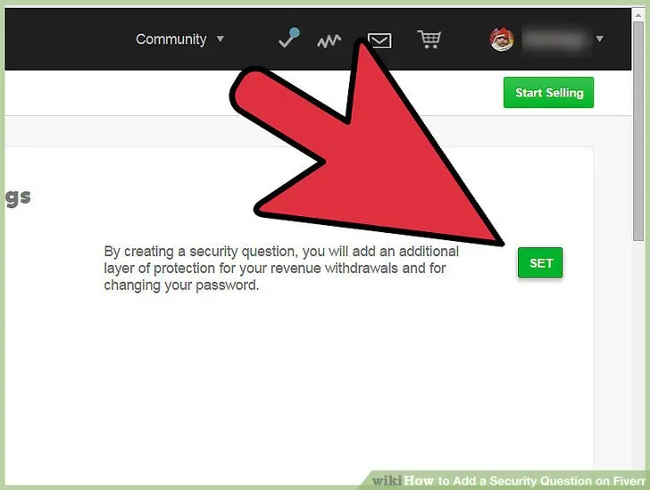 How to Add a Security Question on Fiverr 7 Steps with Pictures