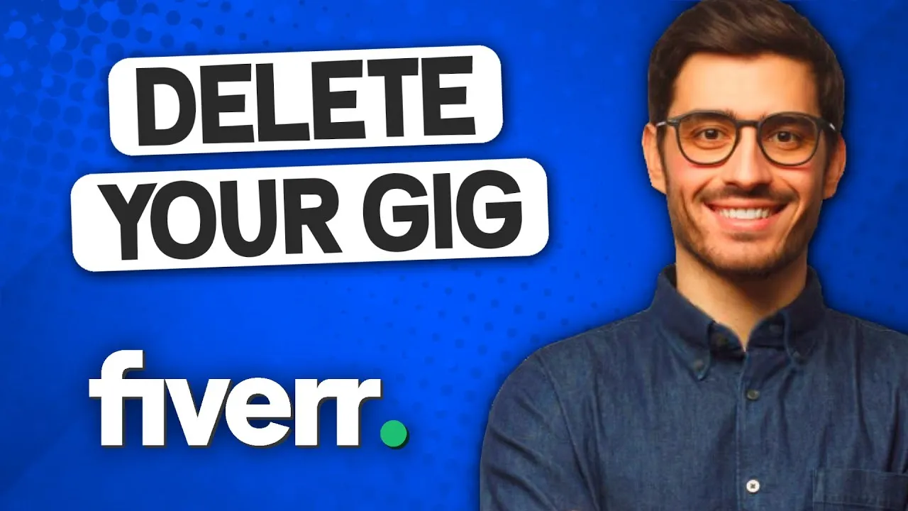 How to Delete Fiverr Gig in 2022  Fiverr Delete Gig  YouTube