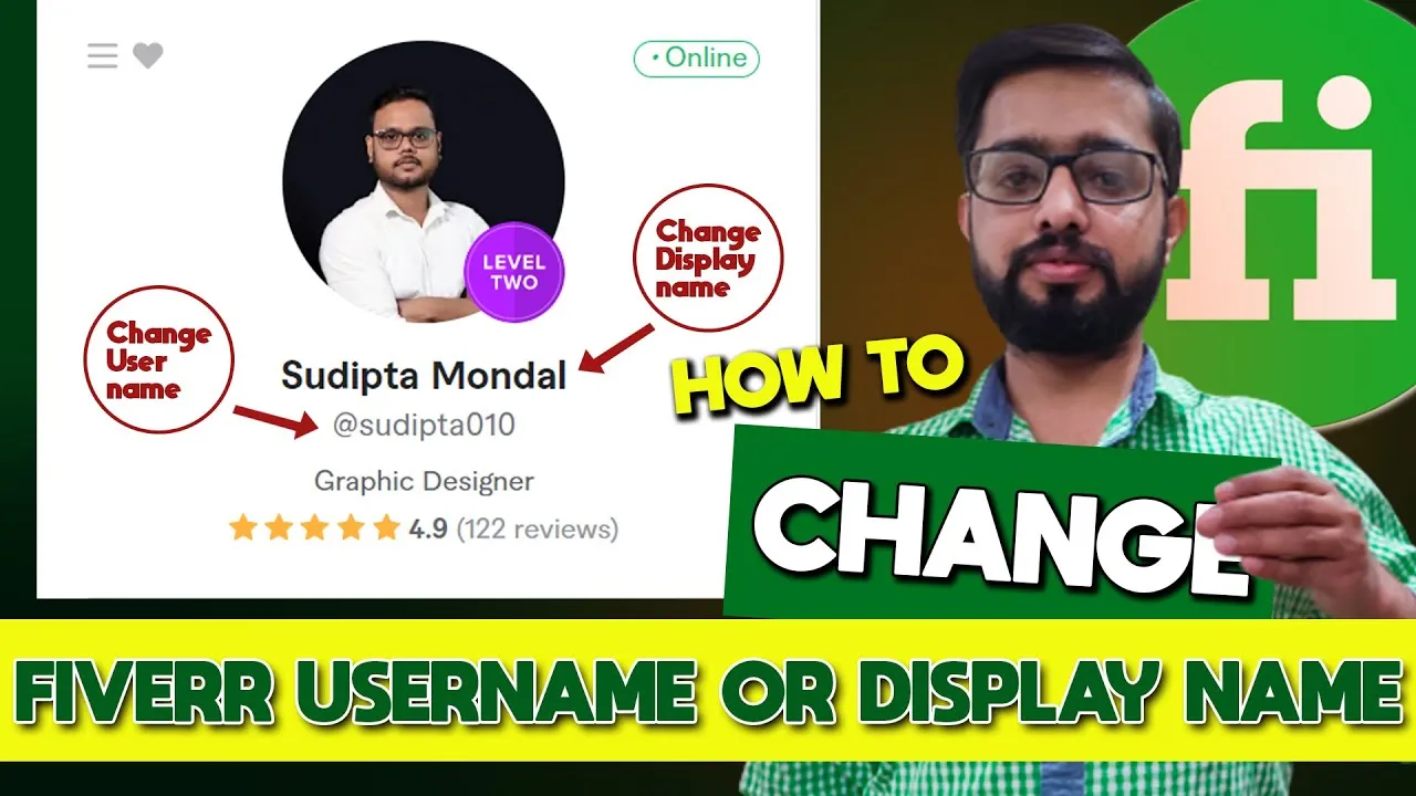 How to Change Fiverr Profile Username or Display Name  Fiverr Display 