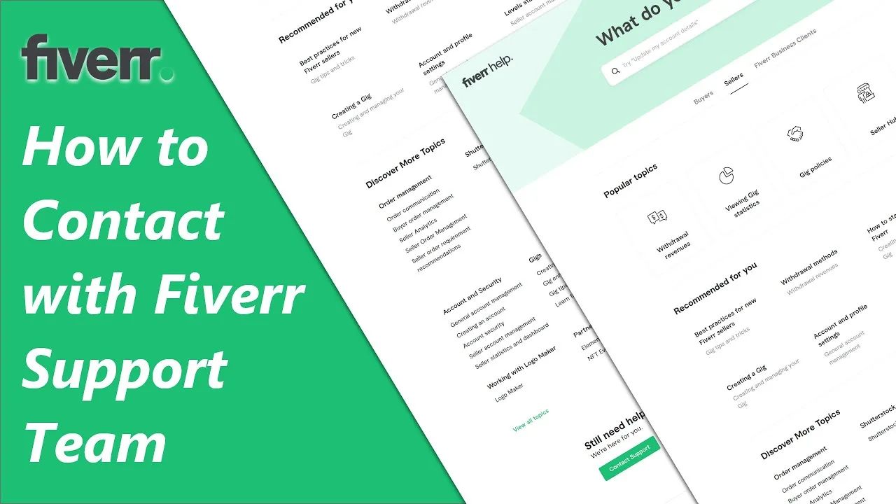 Solution How To Contact Fiverr Customer Support  Fiverr Customer 
