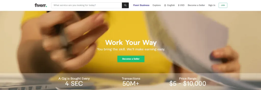 How to Become a Seller on Fiverr