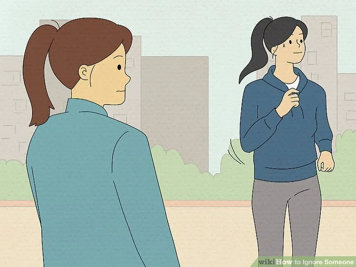 4 Ways to Ignore Someone  wikiHow