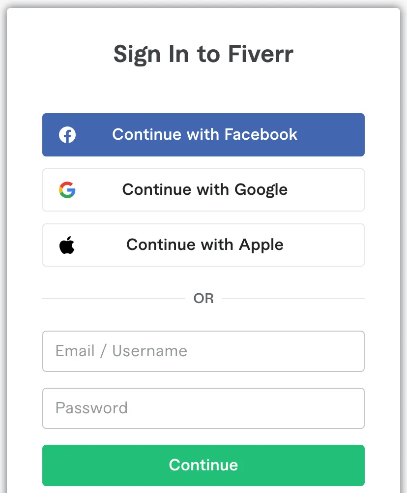 Fiverr Login  Freelance Faucet