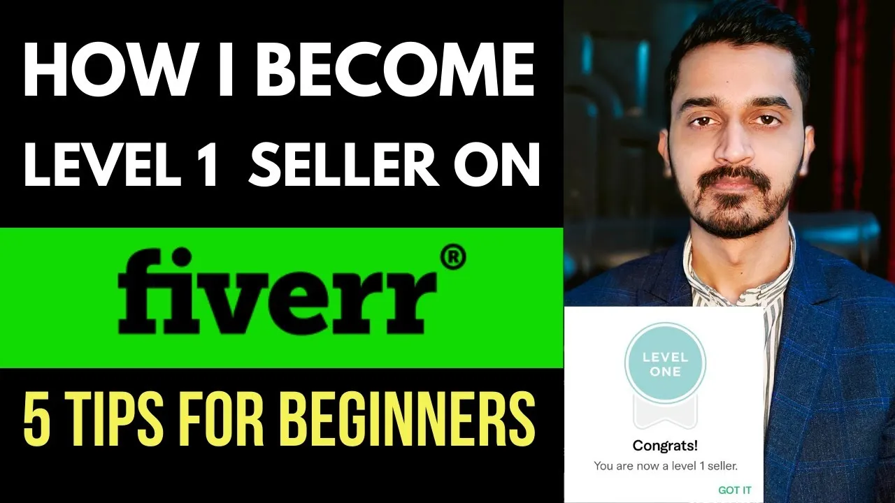 How I Become level 1 Seller on Fiverr  5 Tips for Beginner to get 