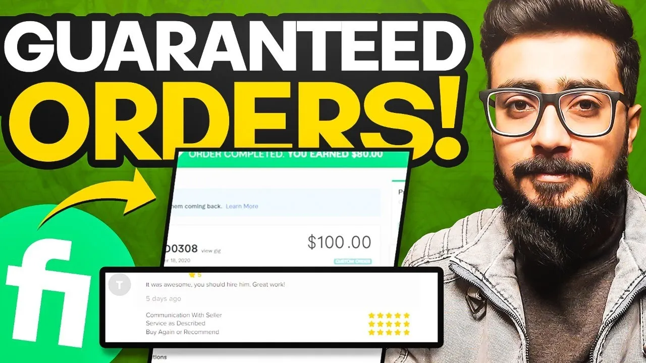 After This Video Youll Start Getting Orders on Fiverr  Make Money 