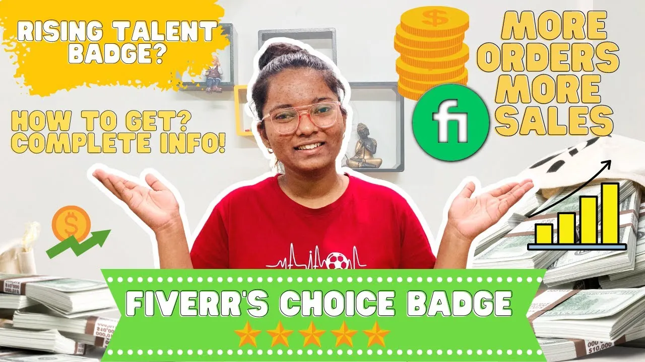 How to get fiverrs choice badge  Fiverr badges  Increase sales on 