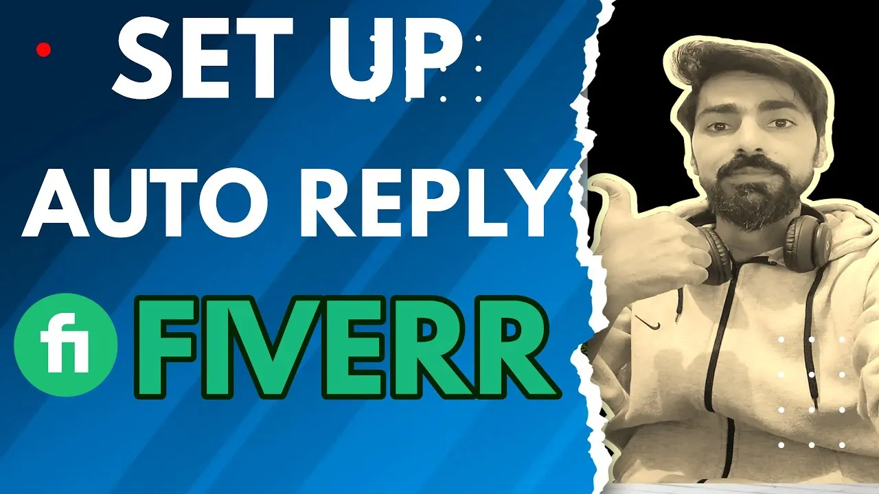 How to set up auto Reply message in Fiverr  YouTube