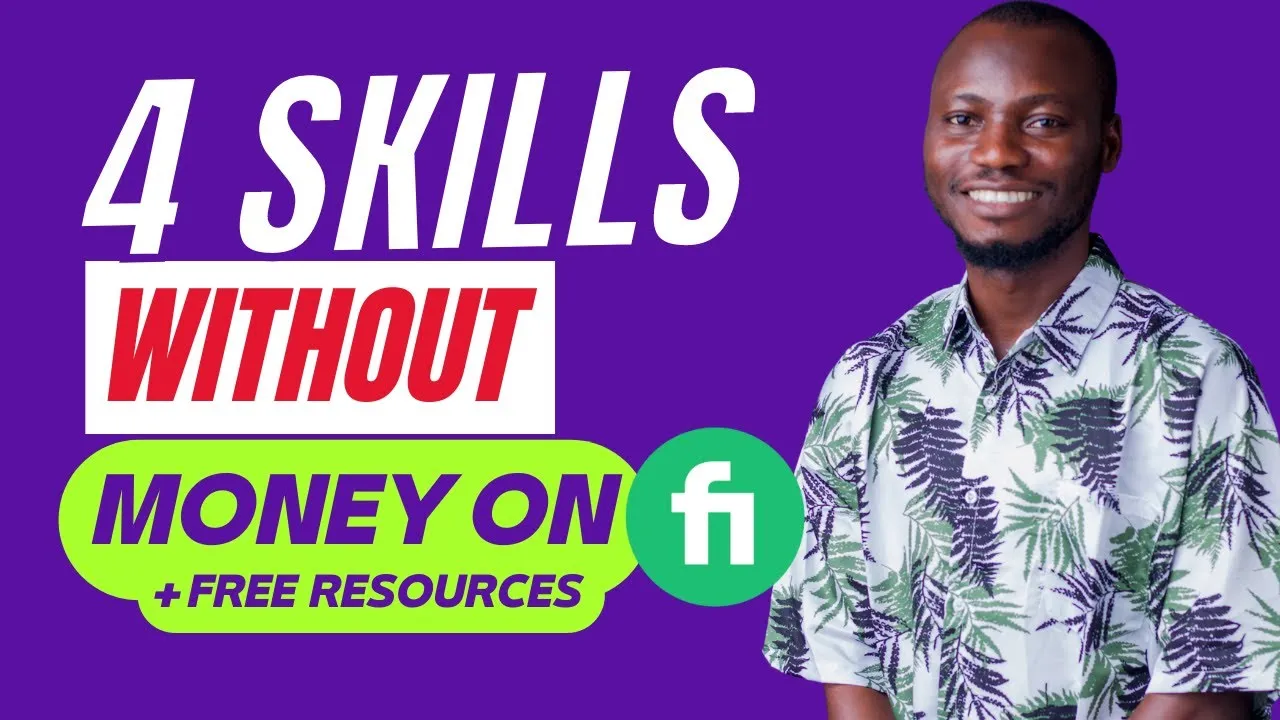 4 Skills you can start on Fiverr without Money Plus Free Resources   