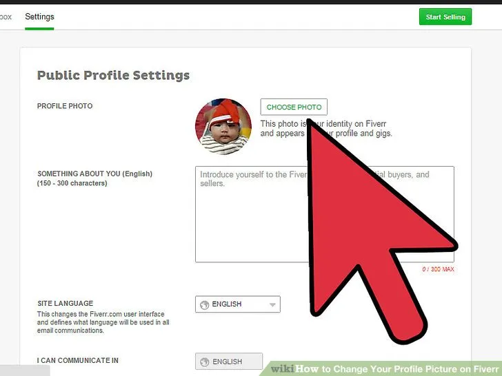 How to Change My Fiverr Profile Picture