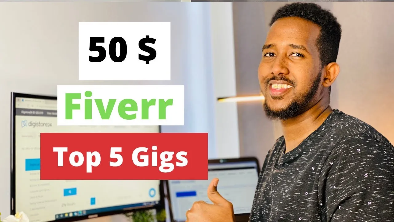 Top 5 Best Fiverr Gigs To Sell  YouTube