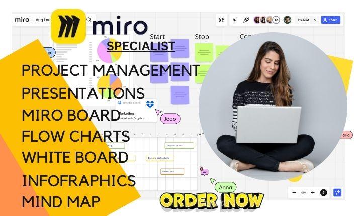 I Will Create Custom Miro Boards, Infographics, Flowcharts, Mind Maps, and Lucidcharts