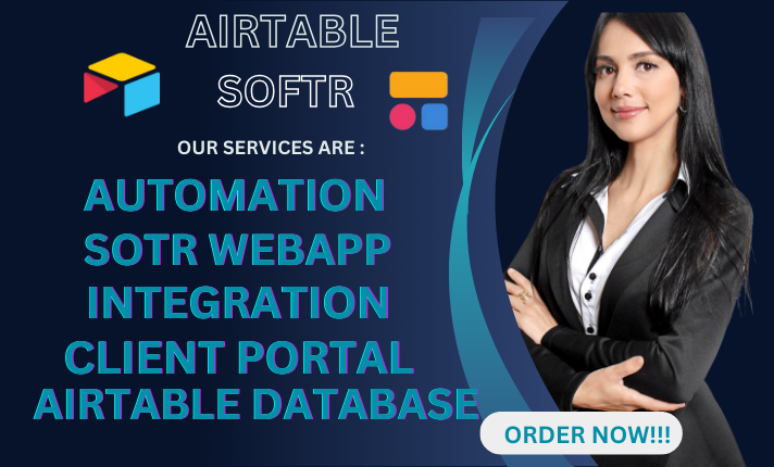 Professional Softr Webapp Client Portal & Airtable Database Design with Integrated Automation