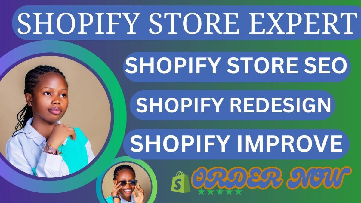 I Will Redesign Your Shopify Store, Improve SEO, and Manage Dropshipping Product Listings