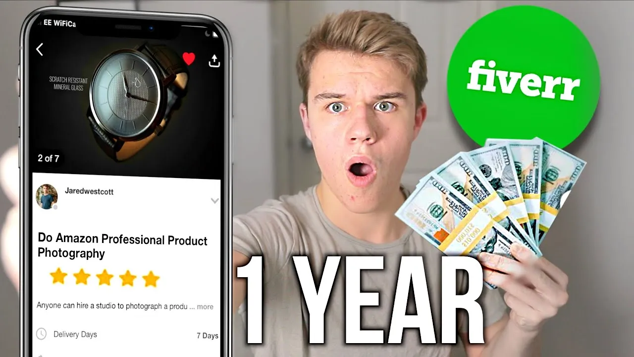 I Spent 1 YEAR Fiverr Selling  Made ____  YouTube