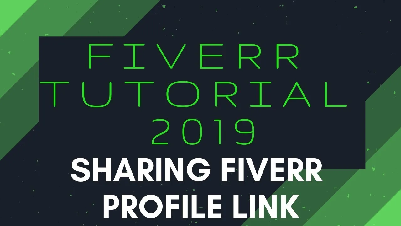 Sharing Your Fiverr Profile Link  Fiverr Tutorial 2019  Ace It With 