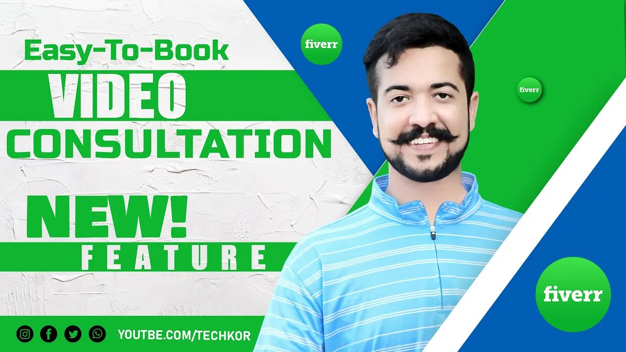 Easy to book video consultation  Fiverr new feature  YouTube