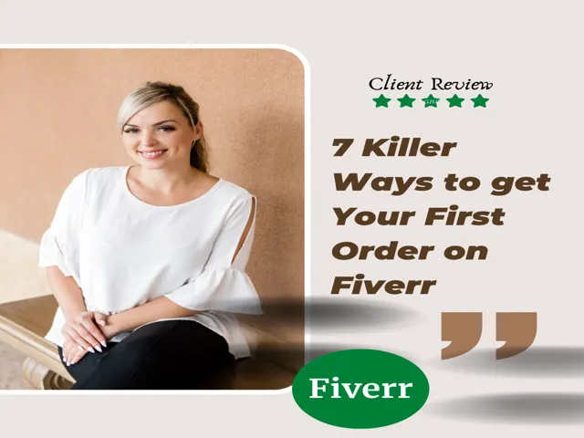 How to Get Your First Sale on Fiverr: A Step-by-Step Guide