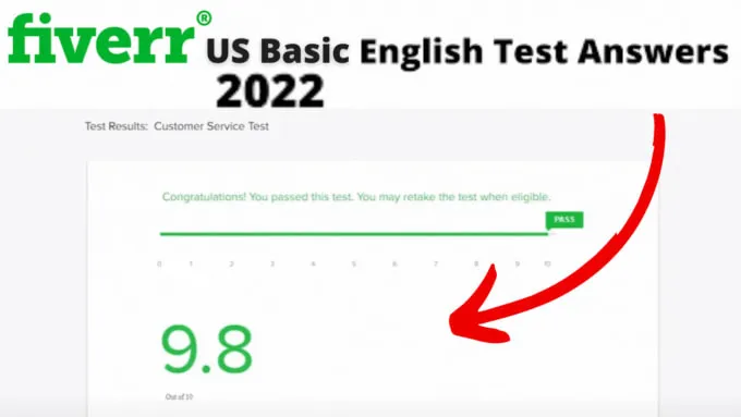 Pass your fiverr basic english test by Yohanaestrada26  Fiverr