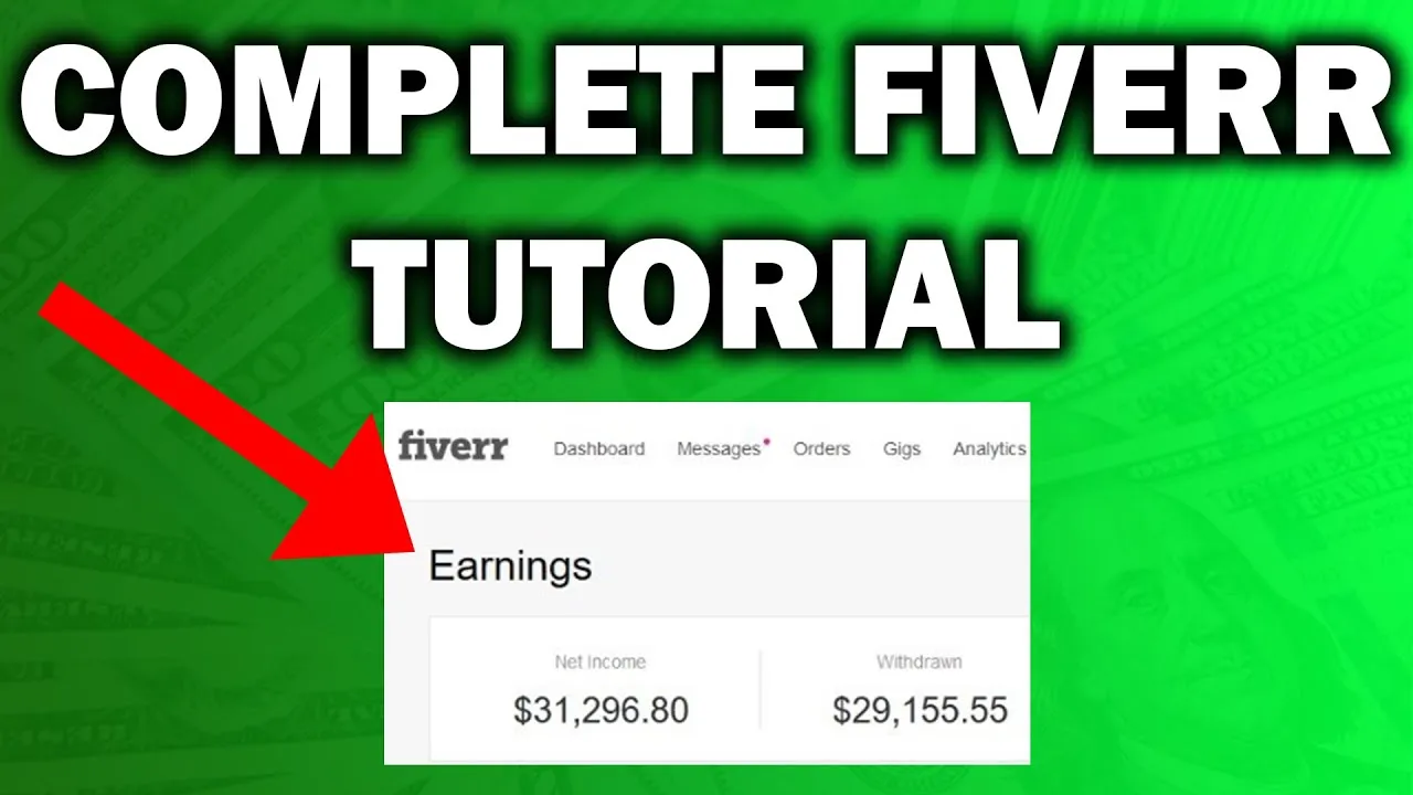 How To Make Money On Fiverr Complete Fiverr Tutorial  YouTube