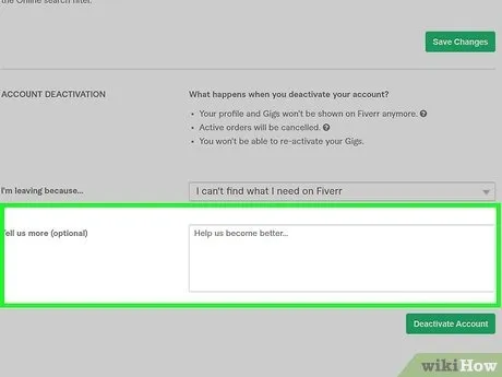 How to Delete an Account on Fiverr