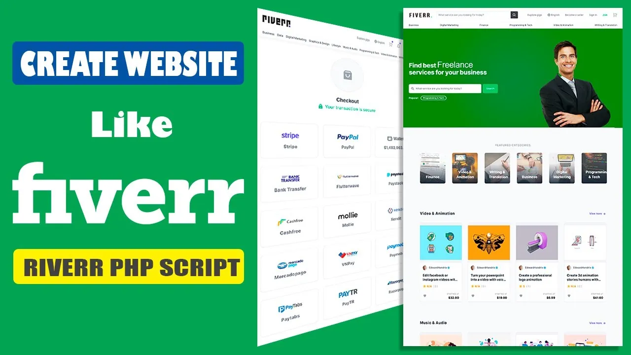 How to Create a Website Like Fiverr