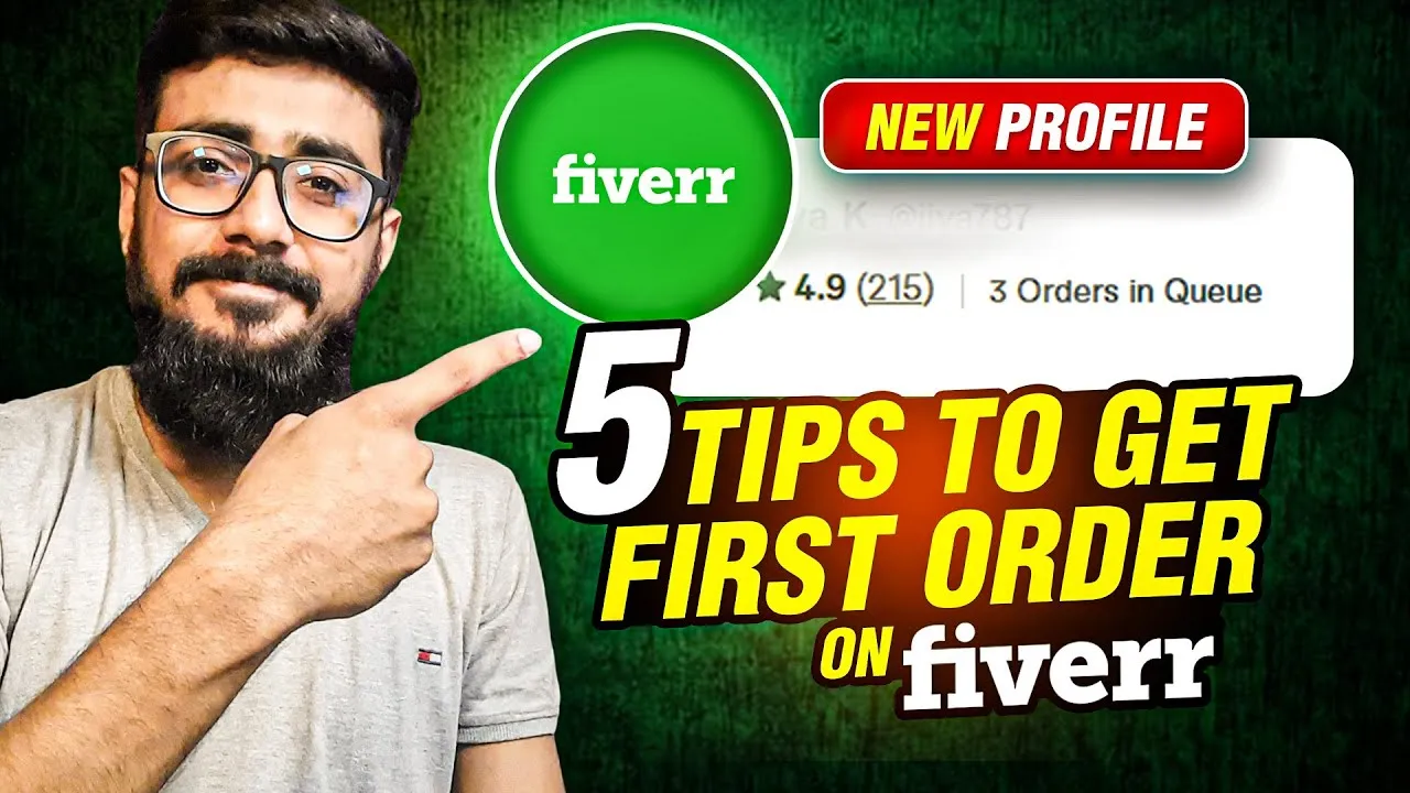 5 Tips To Get 1st Order On Fiverr  How To Get Orders on Fiverr  YouTube