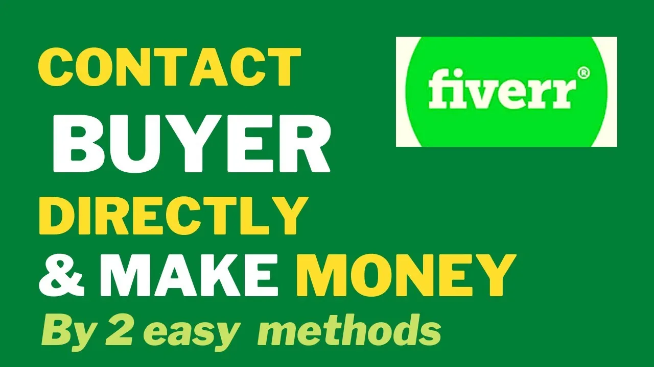 How To Contact Buyer Directly on Fiverr  Fiverr Pe Buyer ko contact 