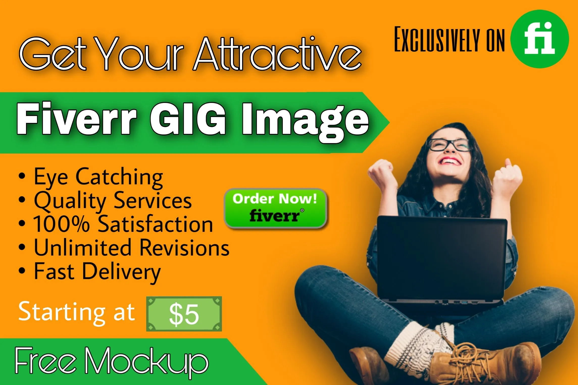 Professional Fiverr Gig Image Design