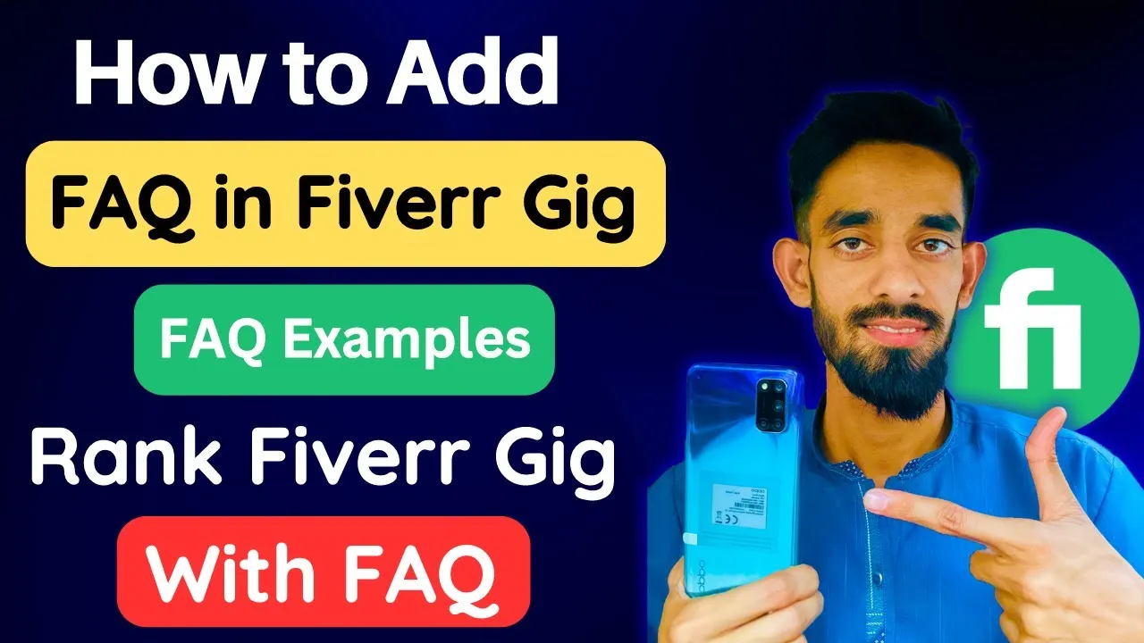 How to Add FAQ in Your Gig on Fiverr  Faq for Fiverr Gig Examples 